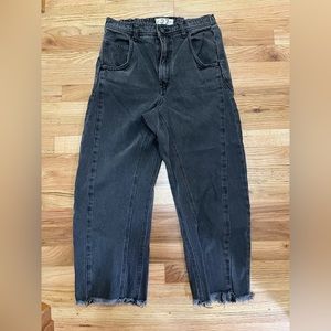 We The Free Black Crop Jean